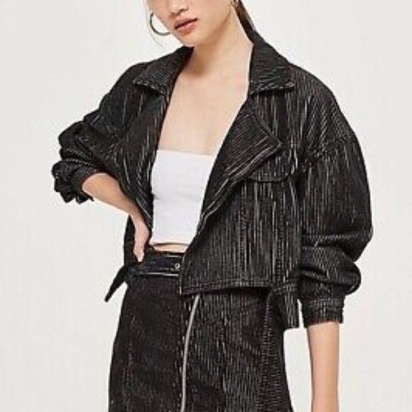 Honey Punch Jackets & Blazers - Honey Punch Corduroy Jacket, Black Size XS